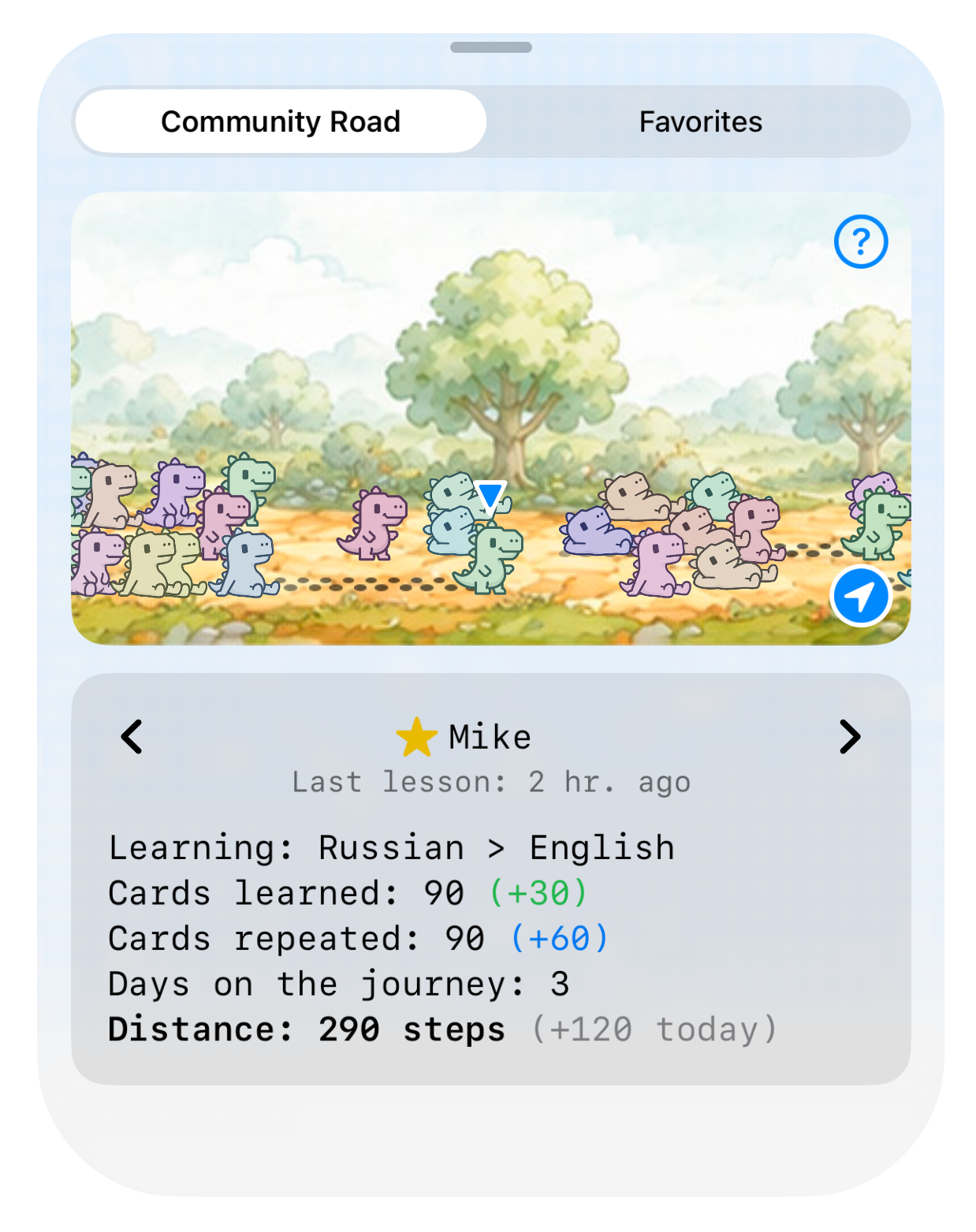 Community Road — learners traveling together