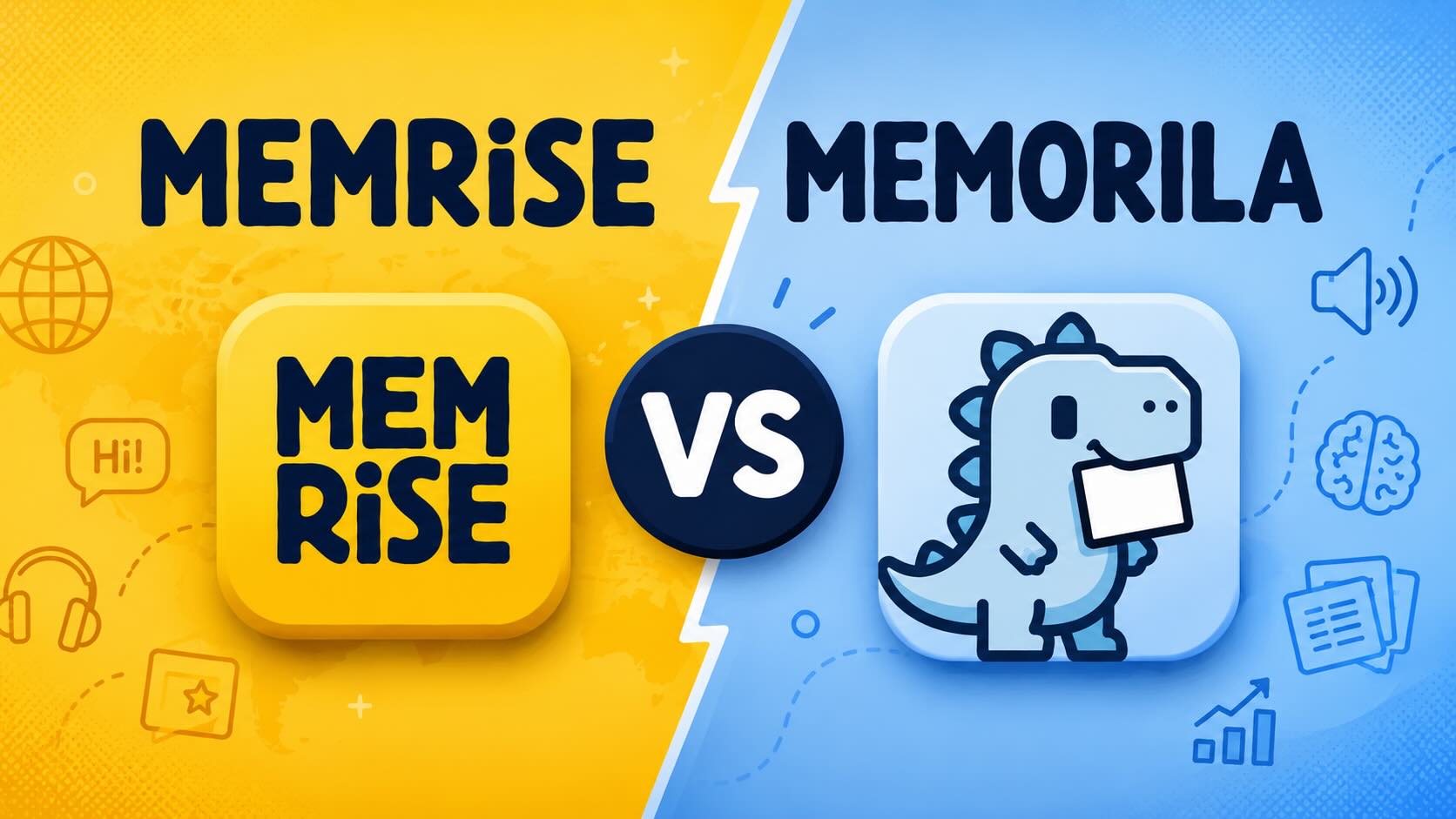 Memrise vs Memorila comparison
